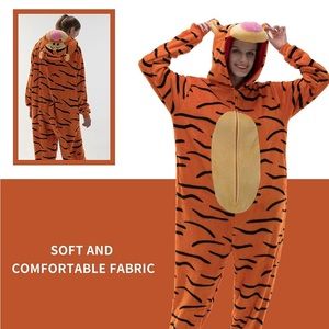 Unisex Tigger XL Teen Adult Halloween Costume Tigger Pajamas Tiger  Extra Large
